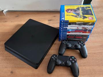 PS4 Slim 1TB met Games & 2 Controllers beschikbaar voor biedingen