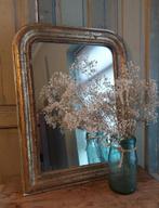 Antiek Franse spiegel Bois Doré, Ophalen, Rechthoekig, Minder dan 50 cm
