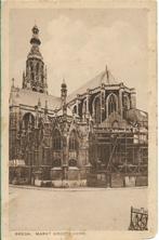 Breda 1929 Markt,Groote Kerk,fietsenrek Poort van Kleef, Verzamelen, Gelopen, Noord-Brabant, 1920 tot 1940, Verzenden