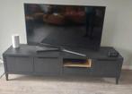 TV-meubel Zwanenburg Zwart - Woon Express, Ophalen, 150 tot 200 cm, Zo goed als nieuw, Minder dan 100 cm
