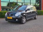 Kia Picanto 1.0 2011 Zwart, Airco, Auto's, Kia, Stof, Euro 6, 4 cilinders, Zwart