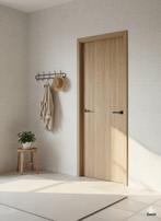 14200 Vintage jute behang  met echte draagdjes swiet, Verzenden, Minder dan 10 m², Beige