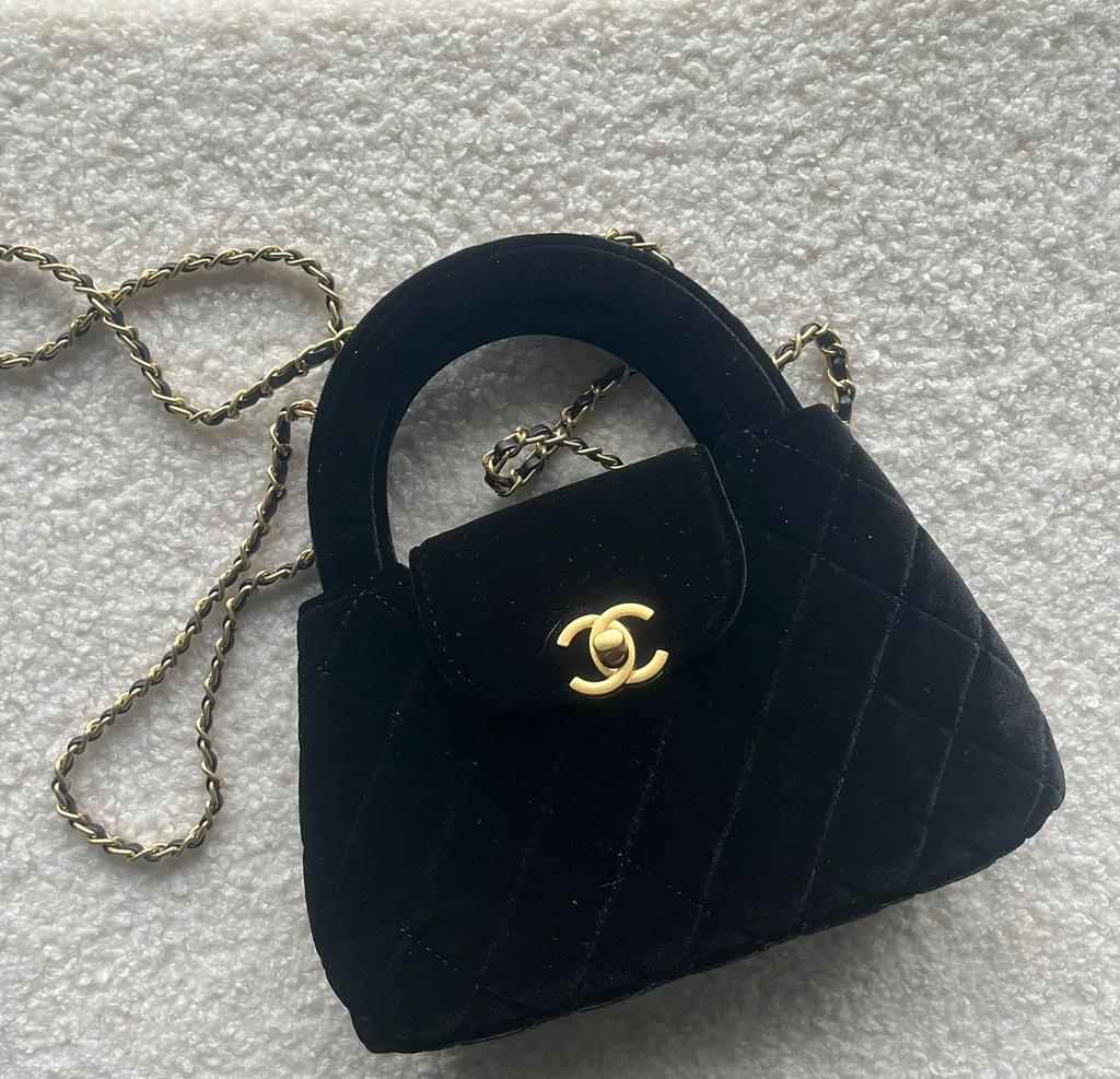 Velvet tas | Velvet bag, Ophalen, Nieuw, Zwart, Overige typen