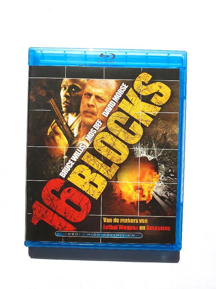 16 Blocks, Cd's en Dvd's, Blu-ray, Zo goed als nieuw, Actie, Ophalen of Verzenden