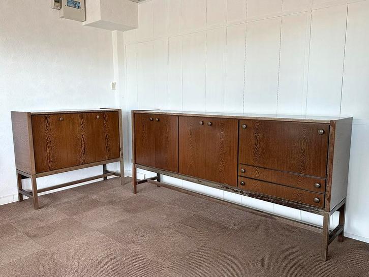 Scandinavische livingkasten, 1980’s, Huis en Inrichting, Complete eetkamers, Ophalen of Verzenden