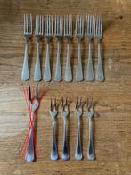 Vintage Gero Zilmeta 294 hamerslag kruidnagel belegvorkjes, Ophalen of Verzenden