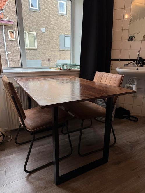 Eettafel, Huis en Inrichting, Tafels | Eettafels, Zo goed als nieuw, 50 tot 100 cm, Vijf personen of meer, Rechthoekig, Ophalen