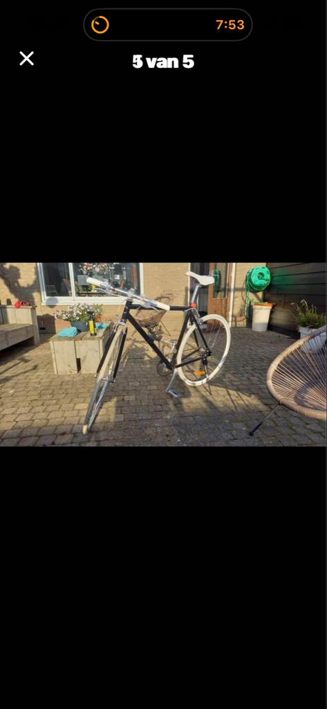 Trendy fiets - Stijlvol en betrouwbaar!, Fietsen en Brommers, Fietsen | Heren | Herenfietsen, Gebruikt, Versnellingen, 53 tot 57 cm