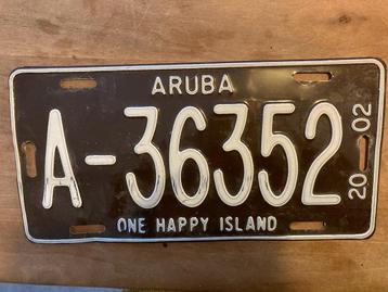 Nummerplaat Aruba 2002