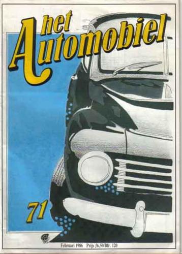 Automobiel 71 1986 : Volvo Katterug PV - Bambino - Bristol beschikbaar voor biedingen