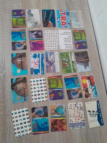 25 Oude Telefoonkaarten - Verzameling beschikbaar voor biedingen