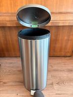 Prullenbak Brabantia 30L, Ophalen, Met pedaal, 50 tot 75 cm, Zo goed als nieuw