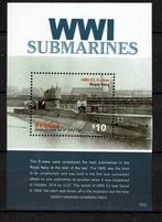 bequia 2015 pf blok duikboten scheepvaart wo1 oorlog  ww1, Ophalen of Verzenden, Postfris, Overige thema's