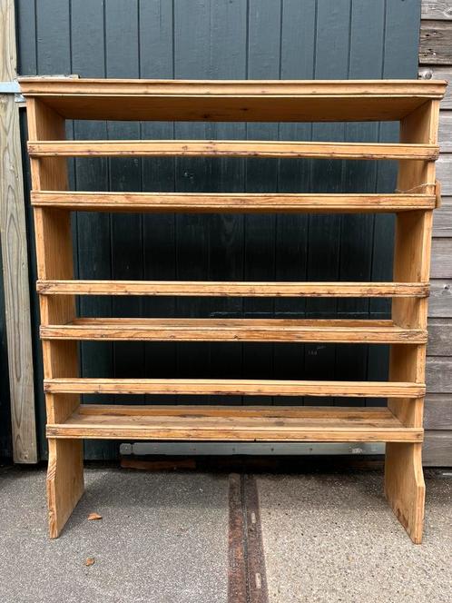Vintage bordenrek, Huis en Inrichting, Kasten | Overige, Gebruikt, Ophalen