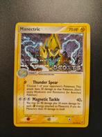 Manectric 38 ex deoxys stamped, Hobby en Vrije tijd, Verzamelkaartspellen | Pokémon, Ophalen, Zo goed als nieuw, Losse kaart, Foil