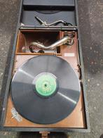 Antieke Electrola koffergrammafoon + platen, Ophalen of Verzenden, Overige merken