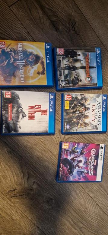 PS4/PS5 Games - Mortal Kombat, Division 2, etc. beschikbaar voor biedingen