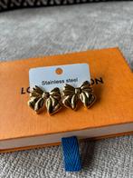 Oorbellen in stainless steel, Ophalen of Verzenden, Nieuw, Goud, Knopjes of Stekers