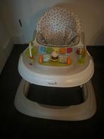 Qute Loopstoel Taupe - Inklapbaar met Speeltafel, Ophalen of Verzenden, Gebruikt