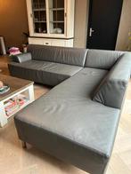 Leren Hoekbank 250x220, Huis en Inrichting, Banken | Bankstellen, 250 tot 300 cm, Gebruikt, Hoekbank, Leer