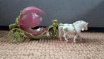 Schleich Bayala tweespan elfenkoets 42060, Verzamelen, Ophalen of Verzenden, Zo goed als nieuw, Paard, Beeldje of Figuurtje