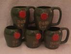 Vintage D.O.M. Café mokjes – St. Paul France (set van 5), Antiek en Kunst, Antiek | Keramiek en Aardewerk, Ophalen of Verzenden
