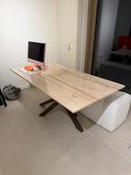 Prachtige Marmeren eettafel met spinpoten, Huis en Inrichting, Overige materialen, Zo goed als nieuw, Vijf personen of meer, 150 tot 200 cm