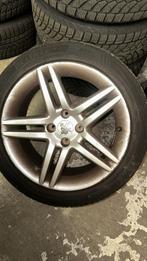 4x Zomer banden met velg (Peugeot 308), Auto-onderdelen, Banden en Velgen, Ophalen, Gebruikt, Banden en Velgen, 17 inch