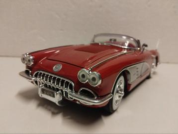 Chevrolet Corvette C1 cabriolet rood Motormx metal 1:18 KRD beschikbaar voor biedingen