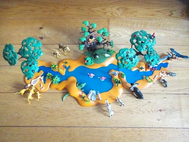 playmobil safari 4827 4858 4829 4830 zie alle foto,s, Kinderen en Baby's, Speelgoed | Playmobil, Zo goed als nieuw, Complete set