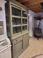 *ACTIE Mooie Landelijke Groene Buffetkast/ Winkelkast (2517A, Huis en Inrichting, Kasten | Buffetkasten, Landelijke buffetkast winkelkast kleur olijfgroen