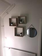 Houten Kubus Wandplanken Set van 3, Ophalen, Kast, Kast, Kast