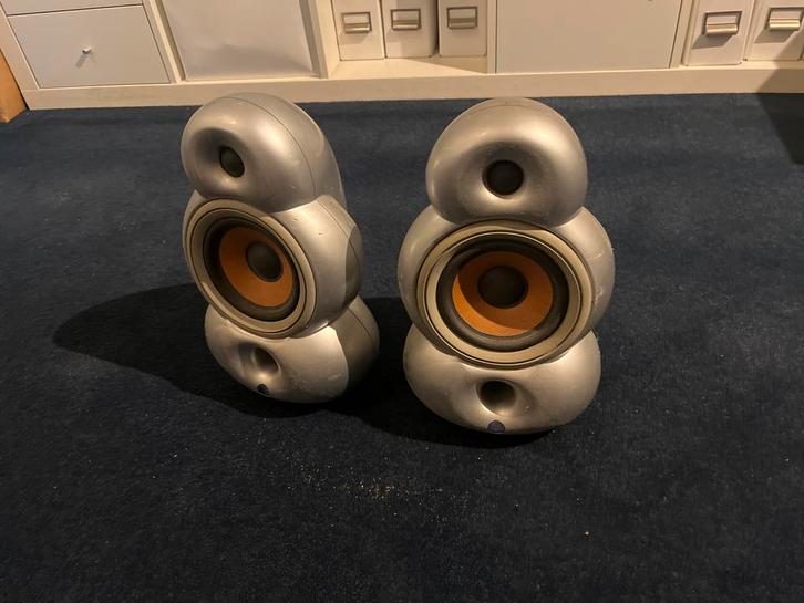 B&W Minipod Luidsprekers - Set, Audio, Tv en Foto, Luidsprekers, Gebruikt, Front, Rear of Stereo speakers, 60 tot 120 watt, Bowers & Wilkins (B&W)