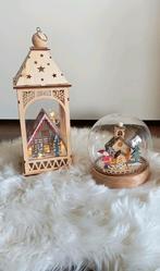 Houten kerst Decoratie / Houten kerst spullen / Kerst stolp, Diversen, Kerst, Ophalen of Verzenden, Nieuw