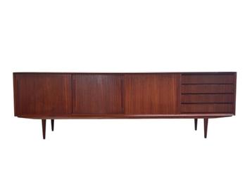 Deens teak dressoir jaren 50 60 70 sideboard beschikbaar voor biedingen