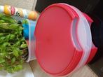 Tupperware koektrommel – luchtdicht & vershoudend, Ophalen of Verzenden, Zo goed als nieuw, Rood