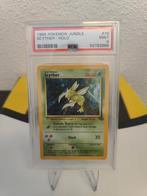 PSA 9 Scyther Holo Jungle 10/64, Hobby en Vrije tijd, Verzamelkaartspellen | Pokémon, Ophalen of Verzenden, Zo goed als nieuw
