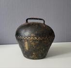 Grote oude ijzeren koeienbel, Antiek en Kunst, Curiosa en Brocante, Ophalen of Verzenden