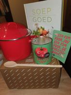 soeppakket: pan, boek, lepel, soep postcodeloterij NIEUW, Huis en Inrichting, Keuken | Servies, Ophalen of Verzenden, Nieuw, Overige materialen