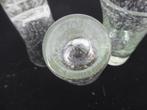 Vintage SET Biot glazen / Frankrijk '70, Antiek en Kunst, Ophalen of Verzenden