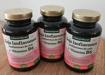 Soja isoflavonen, Holland and Barrett, drie stuks  beschikbaar voor biedingen