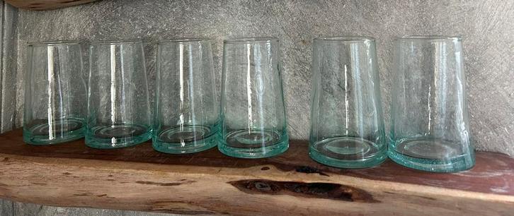 Uniek handgeblazen glas uit Marokko, Verzamelen, Glas en Borrelglaasjes, Nieuw, Overige typen, Ophalen of Verzenden