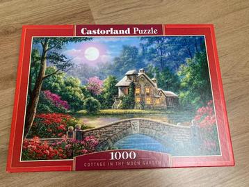 Castorland legpuzzel Cottage in the moon garden beschikbaar voor biedingen