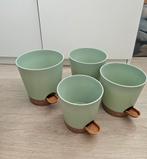 Four pots of hydroponics flowers water, Ophalen of Verzenden, Zo goed als nieuw, Rond, Minder dan 25 cm