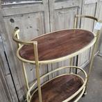 Serveerwagen, dessertwagen, side table, whiskybar, theewagen, Ophalen, Gebruikt, Chesterfield, 55 tot 75 cm