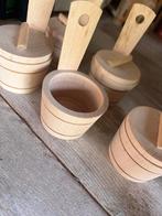 Houten Miniatuur Bakjes, Ophalen of Verzenden, Gebruikt