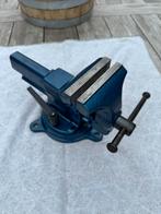 Te koop Top bankschroef 100mm met 360 draaiplateau, Doe-het-zelf en Verbouw, Ophalen of Verzenden, Zo goed als nieuw, Bankschroef