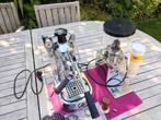 Vintage La Pavoni Professional plus Demoka MiniMoka, Gebruikt, Espresso apparaat, Gemalen koffie, 4 tot 10 kopjes