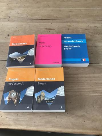 Diverse woordenboeken (Prisma en Wolters) beschikbaar voor biedingen