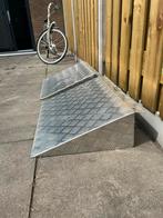 Drempelhulp lang 20-25cm aluminium, Ophalen, Zo goed als nieuw, Handbewogen rolstoel